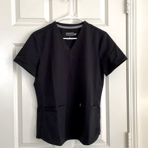 Women’s Fabletics black scrub top